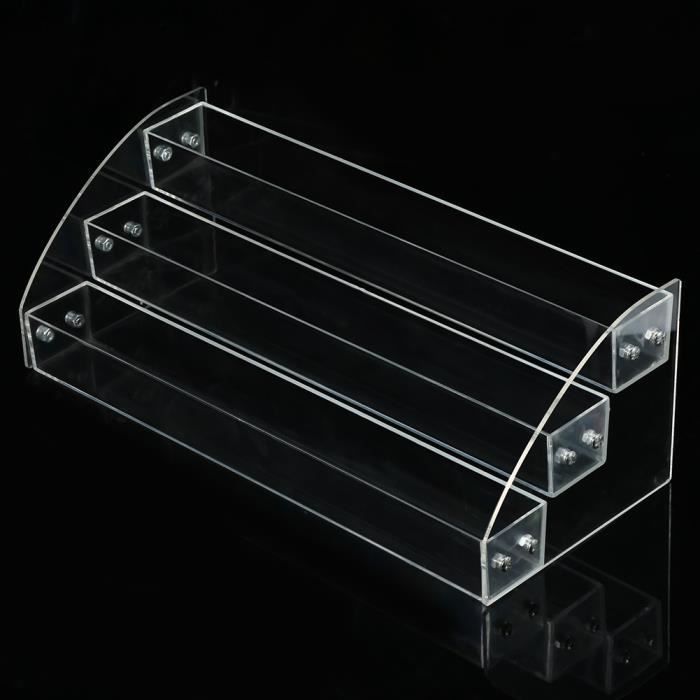 Présentoir Pour Vernis à Ongles - 7 étagères En Acrylique Transparent - Support étagère à échelle