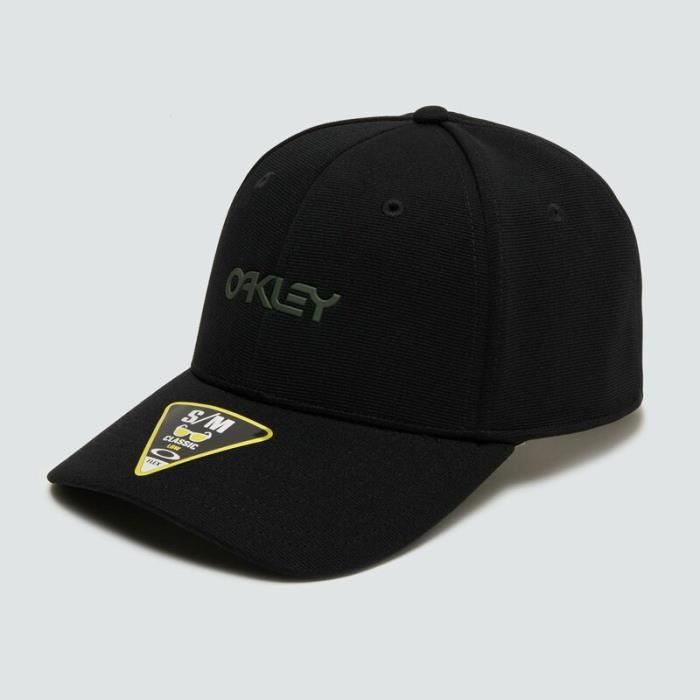 Casquette homme - OAKLEY - Stretch Metallic - Taille L/XL - Circonférence 58 cm - Visière 167 cm - Noir - Adulte
