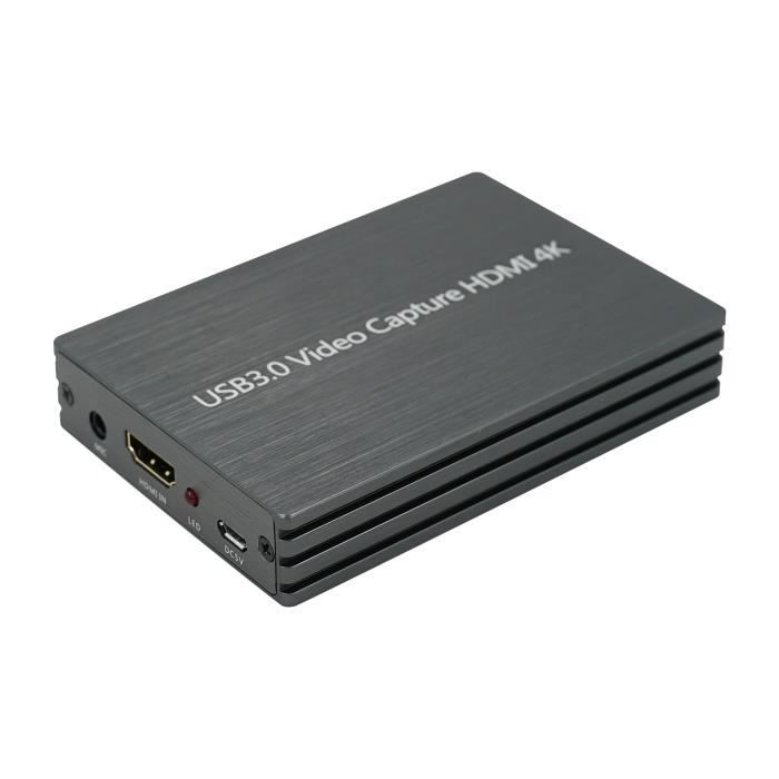 Carte de capture vidéo HDMI 4K vers USB3.0 compatible avec Windows, Linux, Mac OS X Cdiscount