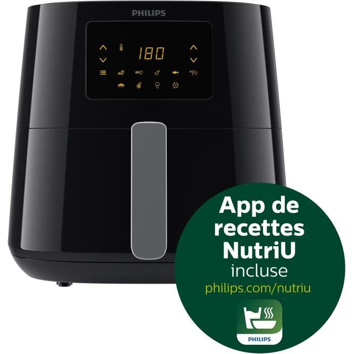 Friteuse sans huile PHILIPS - Airfryer HD9270/70 Série 3000 - Capacité 6,2L - Jusqu'à 5 personnes - 7 programmes de cuisson - 2000W