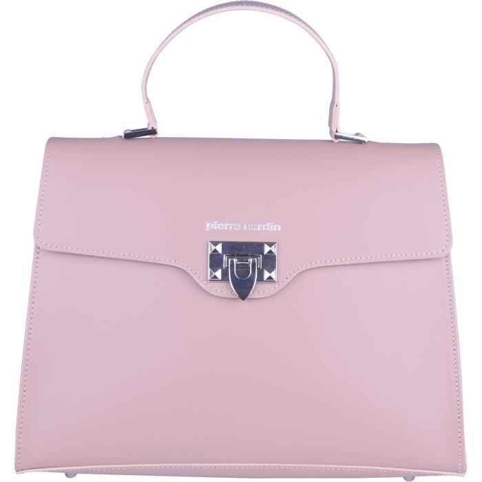 PIERRE CARDIN Sac Main en Cuir Taupe Femme Achat Vente