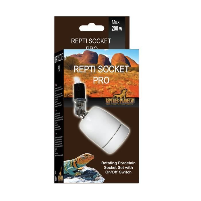 Éclairage Douille céramique pour terrarium Repti Socket Pro REPTILES-PLANET