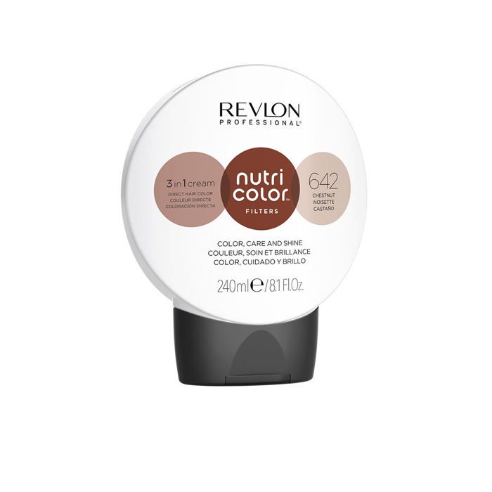 Coloration capillaire - Revlon - Nutri Color Filters 642 - Châtain - 240 ml - Sans ammoniaque