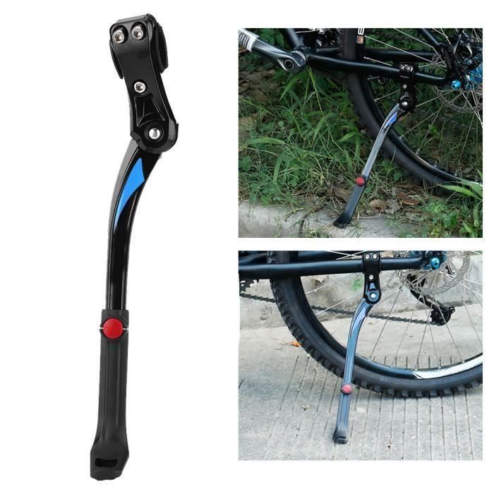 Béquille Double Vélo Alliage Aluminium Réglable 66-73cm - Support Stable VTT Vélo Électrique 26-29 Pouces