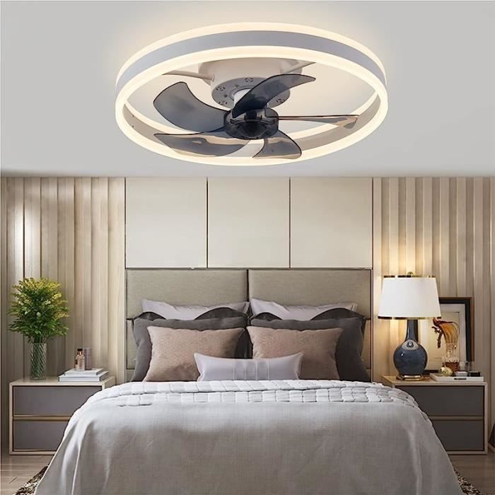 Ventilateur De Plafond Hunter Central Park Avec Lumière – 107 Cm, étain, 4 Pales
