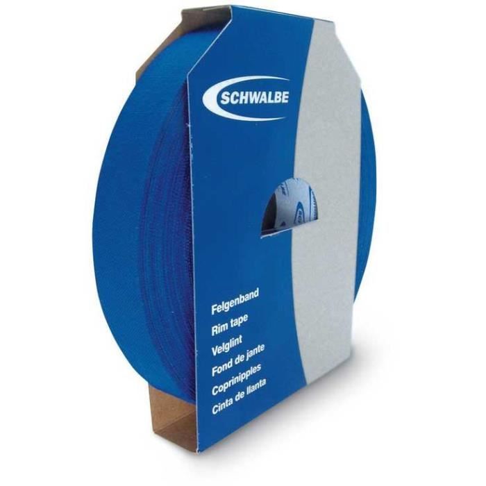 Réparation de pneus - SCHWALBE - Canvas Tyre Flap 50m - Bleu