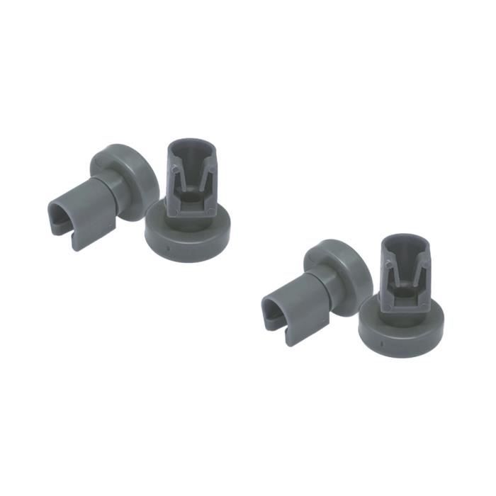 Lot De 4 Roues Pour Panier Inférieur De Lave-vaisselle - Compatible Bosch, Siemens, Neff (Réf. 611475)