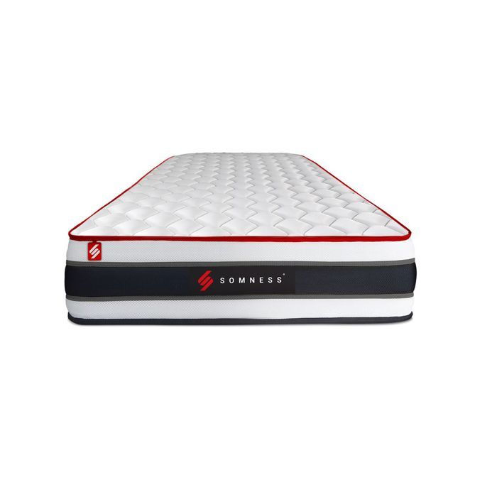 Matelas 90x190 Energy - Ressorts ensach&eacute;s - 22 cm - Ferme