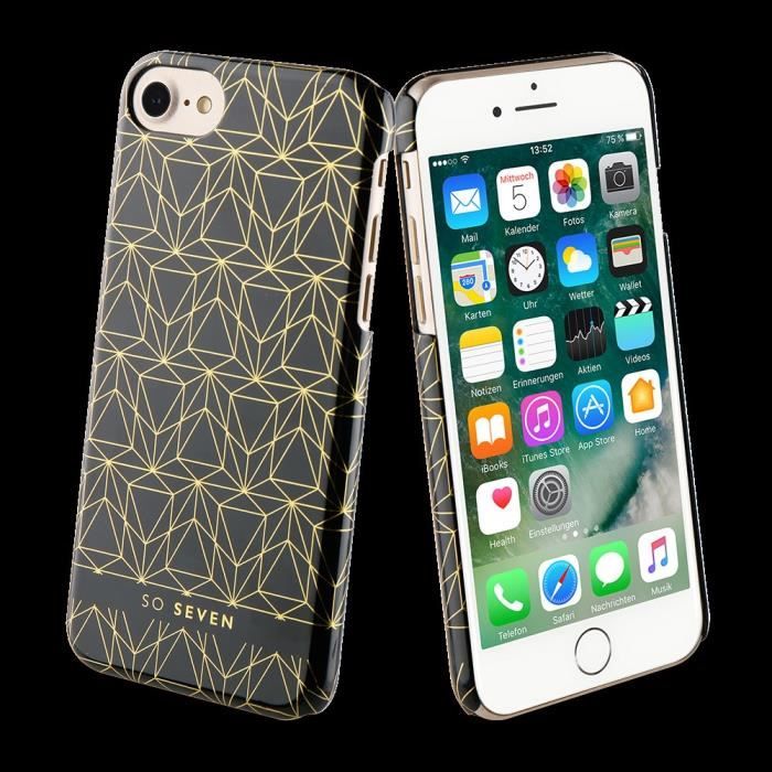 SO SEVEN CASE + POWERBANK MIDNIGHT NOIR 5000 MAH: IP SE/8/7/6S/6