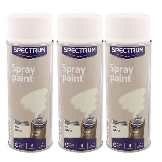 Lots 3 bombes de peintures acryliques en aerosol brillance resistant a ...