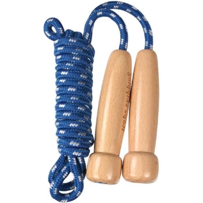 Corde A Sauter Enfant Fille Lot De 2 Cordes à Sauter Pour Enfants Avec Poignée En Bois Réglable En Corde à Sauter Fille