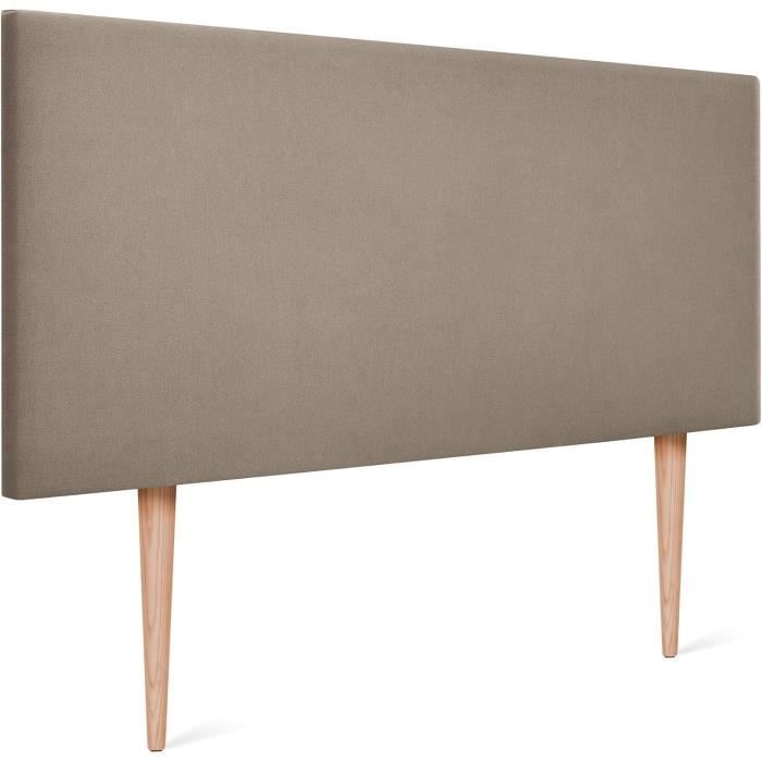 Housse Extensible Pour Tête De Lit En Simili Cuir - Taille Ajustable De 120 à 220 Cm - Imperméable Et Lavable