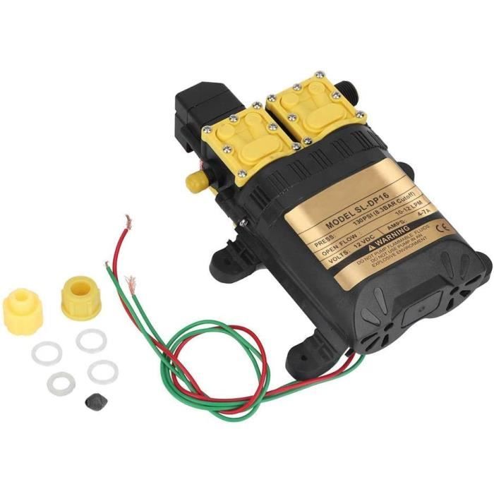 Pompe à Eau 12V VOBOR - Haute Pression 116PSI - Pour Arrosage Jardin, Douche, Camping-Car - Amorçage Auto Et Design Durabile