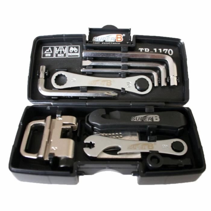 Outil multi-usage - SUPERB - Kit multi-outils 24 en 1 - Compact et léger - Pour vélo loisir