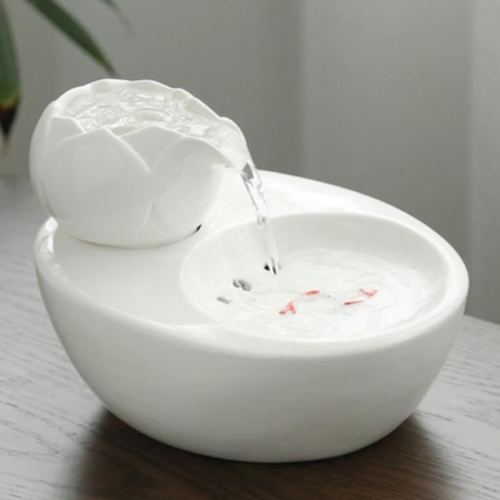 Tempsa Fontaine A Eau Automatique Pour Chat Et Chien Ceramique