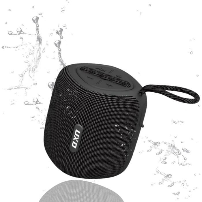 Enceinte Bluetooth Portable Aowoka - Basses Renforcées, 30h D'autonomie, Bluetooth 5.3 - Athènes Noir