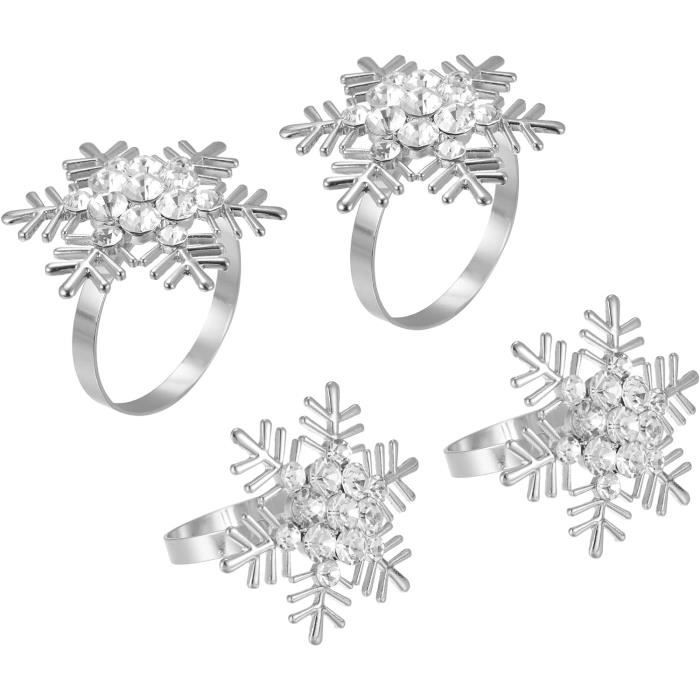 Lot De 12 Anneaux De Serviette De Table En Métal Noir – Diamètre Intérieur 38 Mm – Idéal Décoration Mariage, Fêtes, Dîner Élégant