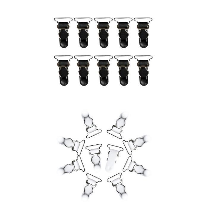 Bracelets à Ressort Minkissy - Lot De 6 Jarretières De Manche Métalliques Ajustables Pour Femmes Et Hommes, Noir, Or, Argent