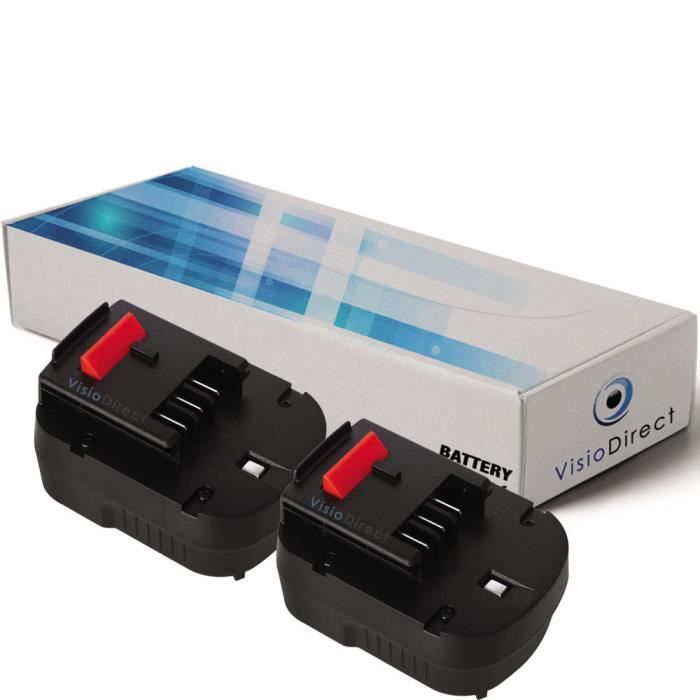 BLACK+DECKER Batterie d'outil 3000mAh pour Black & Decker Firestorm FS1200D FS1200D-2 