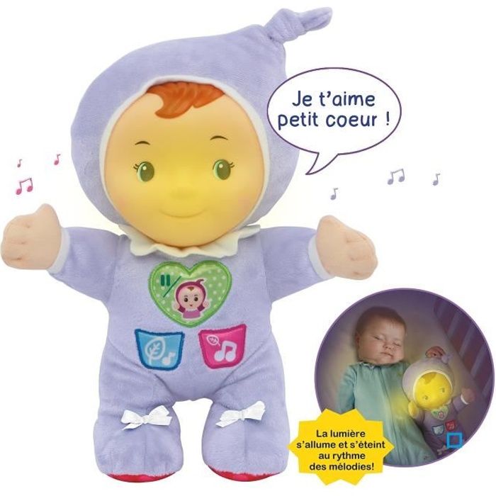 VTech - Ma Première Poupée Doudou Musicale Charlie, Jouet Bébé – 3 Mois/3  Ans - Version FR : : Jeux et Jouets