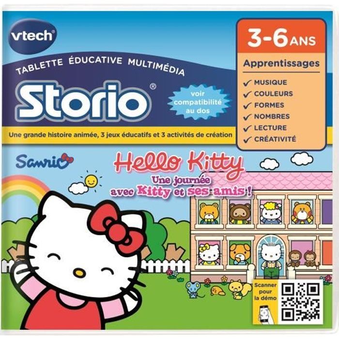 VTECH Storio Max Hello Kitty et ses amis 4-6 activités d'apprentissage App 