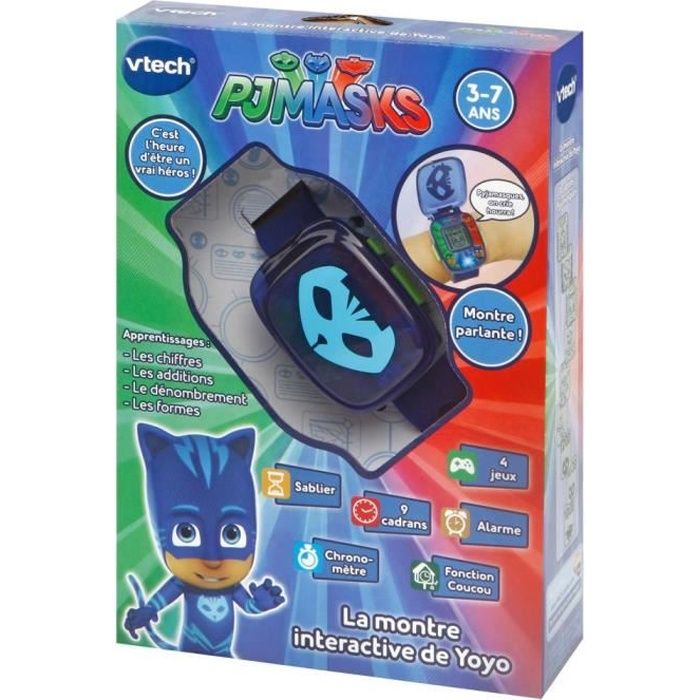 Montres interactives Pyjamasques VTECH - Modèle Aléatoire - 3 à 7 ans - Multifonction parlante