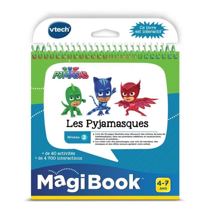 VTECH - Livre Interactif Magibook - Les Pyjamasques