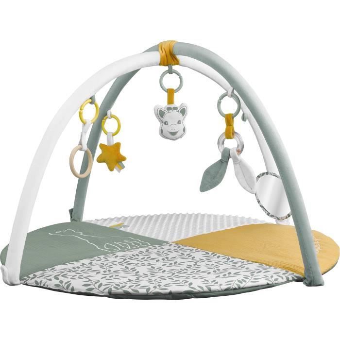 Tapis d'éveil VULLI Reverso - 1 face éveil et 1 face photos - Arche réglable