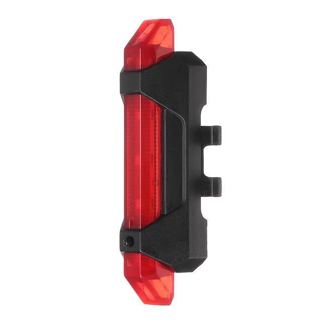 Lumières Vélo Avant Arrière [Lot De 4] | Imperméable 3 Modes | Piles Incluses (2 Rouge + 2 Noir)