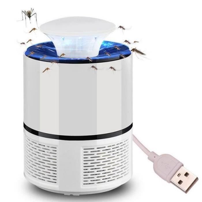 QF15482-Lampe Anti Moustique insecte tueur LED lumière mouche électrique Zapper piège lampe antiparasitaire