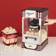 Machine à popcorn - HKOENIG - Design retro - Capacité 50g - Lumière intérieure-1