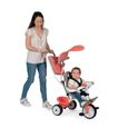 Tricycle évolutif Baby Balade Rouge - Smoby - 3 roues - Guidage parental - Roues silencieuses-1