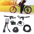 VGEBY Kit contrôleur vélo électrique LCD7C panneau ABS étanche frein pouce accessoires vélo 250W-1
