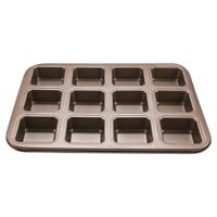 Moule à Pain Hamburger Lot De 2 - 8 Cavités Anti-adhésif Pour Mini-Petits Pains 8cm