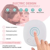 Tire Lait Electrique Main Libre Tire-Lait Électrique Double HyAdierTech - 4 Modes Et 9 Niveaux - Portable, Rechargeable Et Silencieux Breast Pump