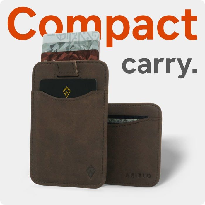 Portefeuille à Trois Volets Pour Homme Avec Blocage RFID Et Poche Pour