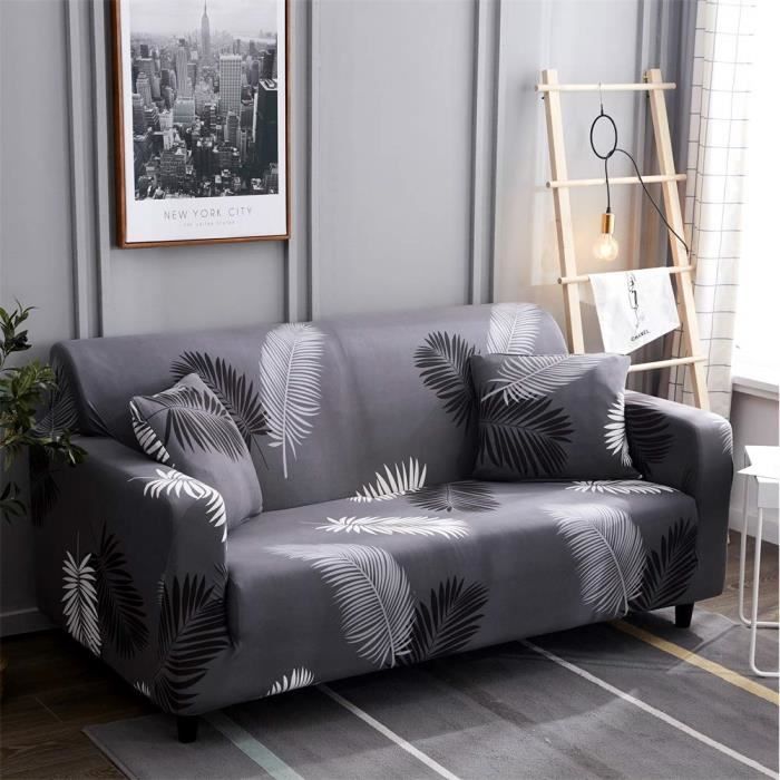 Housse Extensible Pour Fauteuil à Oreilles - Lot De 2 Pièces (dossier + Coussin), Polyester/élasthanne | Protection Anti-taches, Lavable Machine - 14