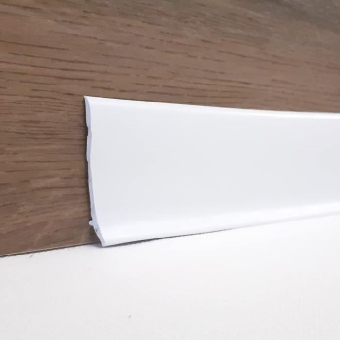 15m plinthe adhésive pour revêtement de sol en PVC souple gris 32x23mm -  Cdiscount Bricolage