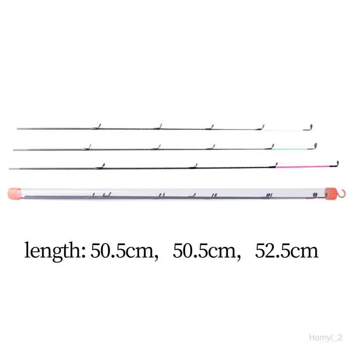 Canne à Pêche Rapide Carbone/fibre De Verre | Pour Pêche Carpe Longue Durée | Légère (120g) Et Ultra Rigide
