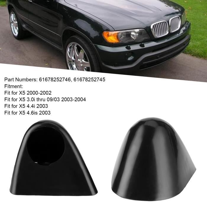 GRADENEVE 2pièces Couvercle De Buse De Lave-phare De Gauche