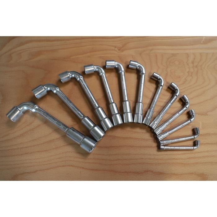 Clé à Pipe Débouchée ULTIMATEplus KS TOOLS – 13 Mm, 90° Coudée