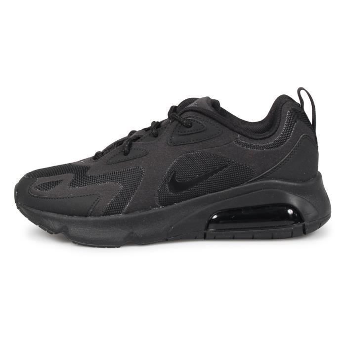 Basket Nike AIR MAX 200 NIKE Femme Noir Polyester Lacets