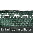 Brise-Vue pour clôture et Balustrade de Balcon LILIIN 1,5x10m en polyéthylène Stabilisé aux UV - Vert profond-2