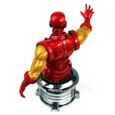 Buste Ironman 17cm - SEMIC - Marvel - Résine dorée - Garantie 2 ans-2