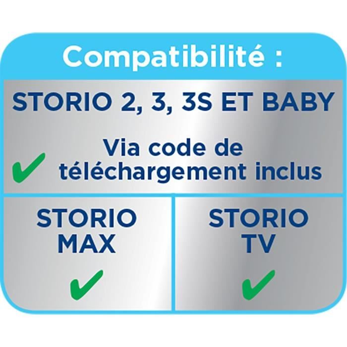 Compatibilité Cartouches Storio Max - VTech