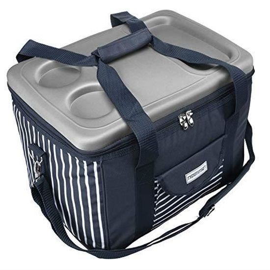 Sac Isotherme Anndora XL 40L - Gris Clair, Pique-nique, Plage, Transport Nourriture