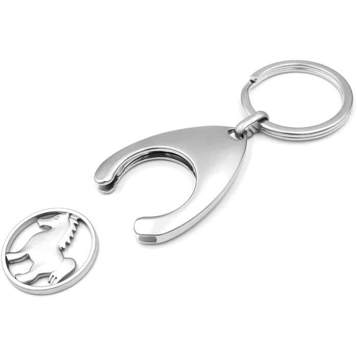 VALICLUD – 6 Jetons De Caddie Porte-clés En Alliage De Zinc, Argent