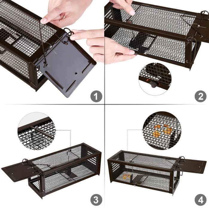 Ratzfatz Piège à Rats Professionnel, Sensibilité Ajustable, Cage à — free download