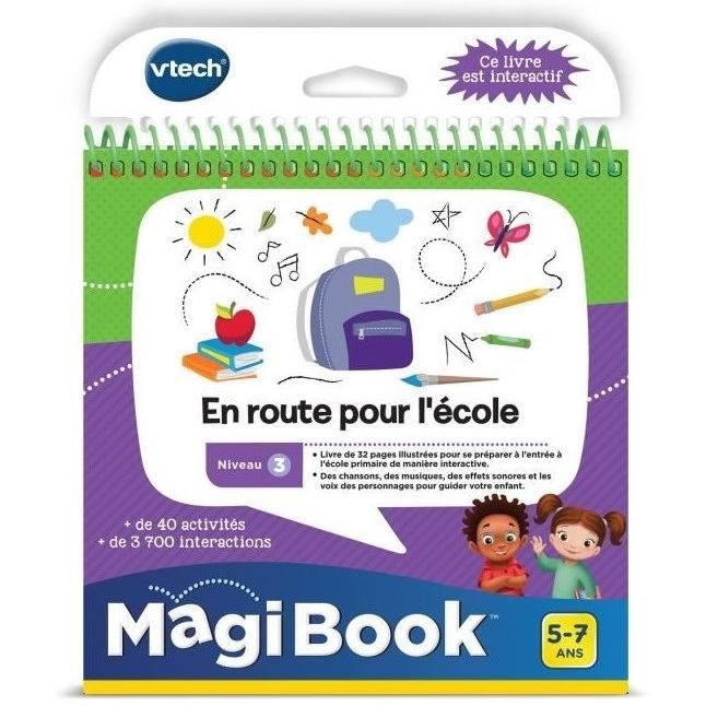 VTech MagiBook Starter Pack Vert - Lecteur Interactif Éducatif Avec Stylet - En Français - 2-8 Ans
