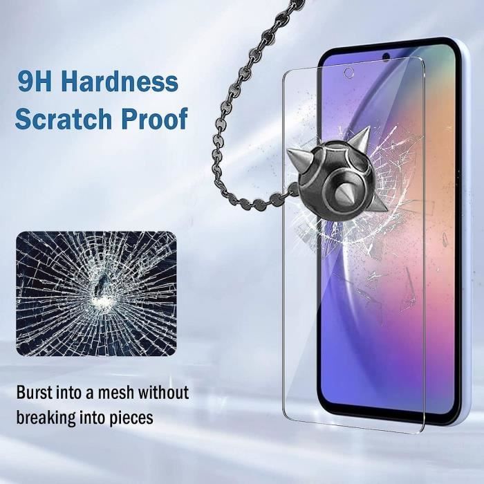 3X Verre Trempé pour Samsung Galaxy A22 4G 6.4,Dur Transparent  [Anti-Rayures] [3D Couverture Totale] Film Protection Écran - Cdiscount  Téléphonie